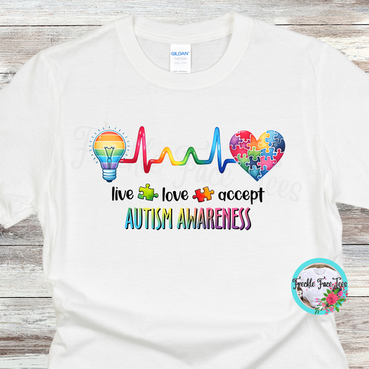 live love accept - Autism Awareness